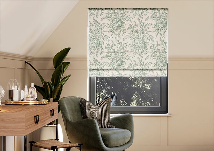 Laura Ashley Picardie, Sage - Roman Blind - Image 3